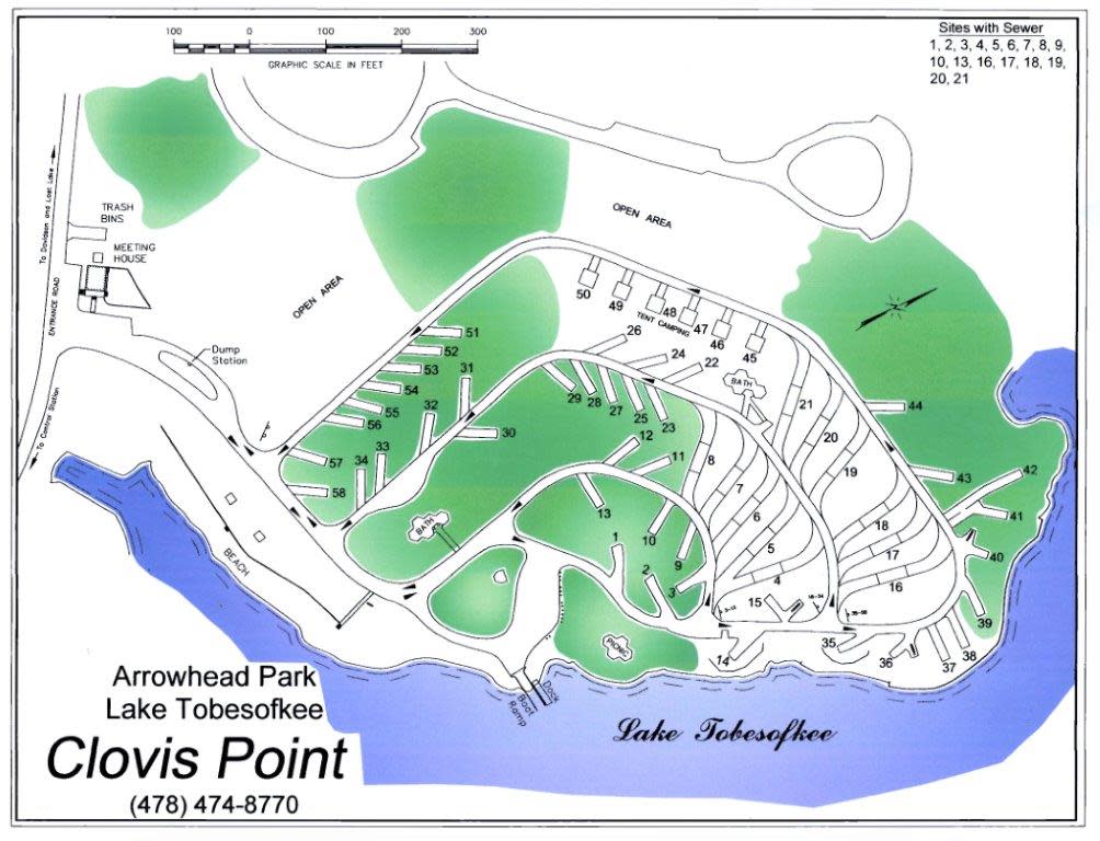 Arrowhead Park Map
