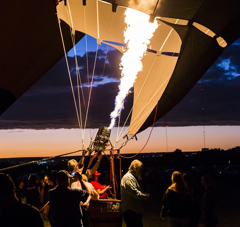 Balloon liftoff