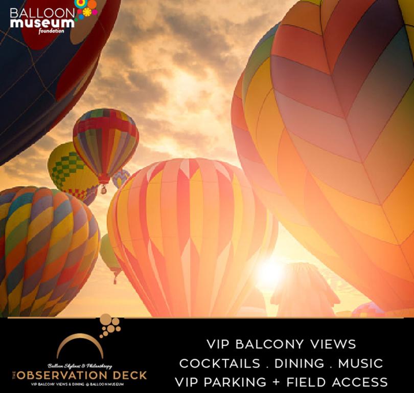 The Observation Deck: VIP Dining at Museum during Balloon Fiesta