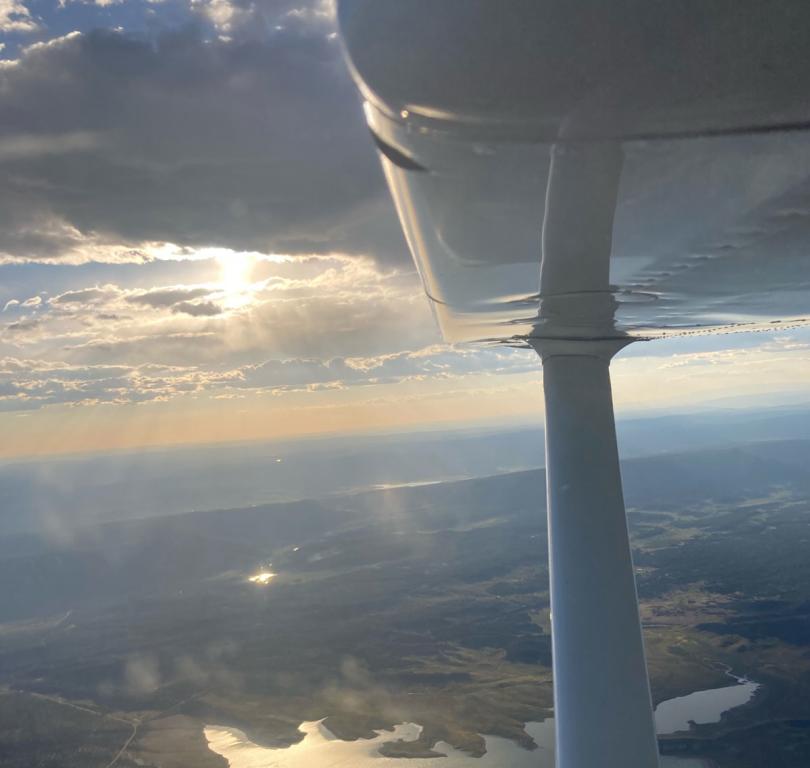 Late afternoon over north central NM