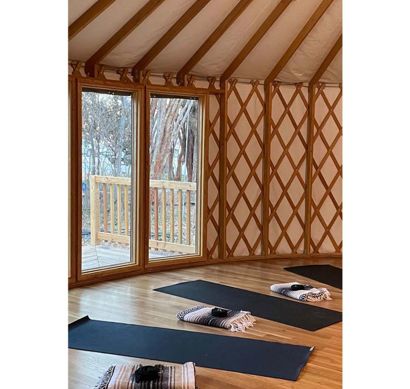 Yoga in Wellness Yurt Offer