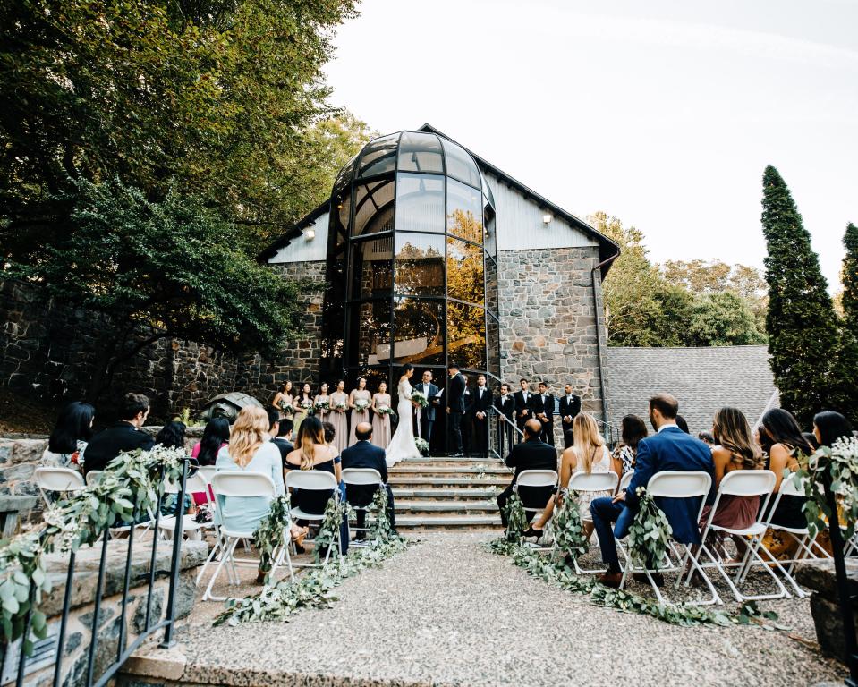 Soda House - Patio Wedding Ceremony