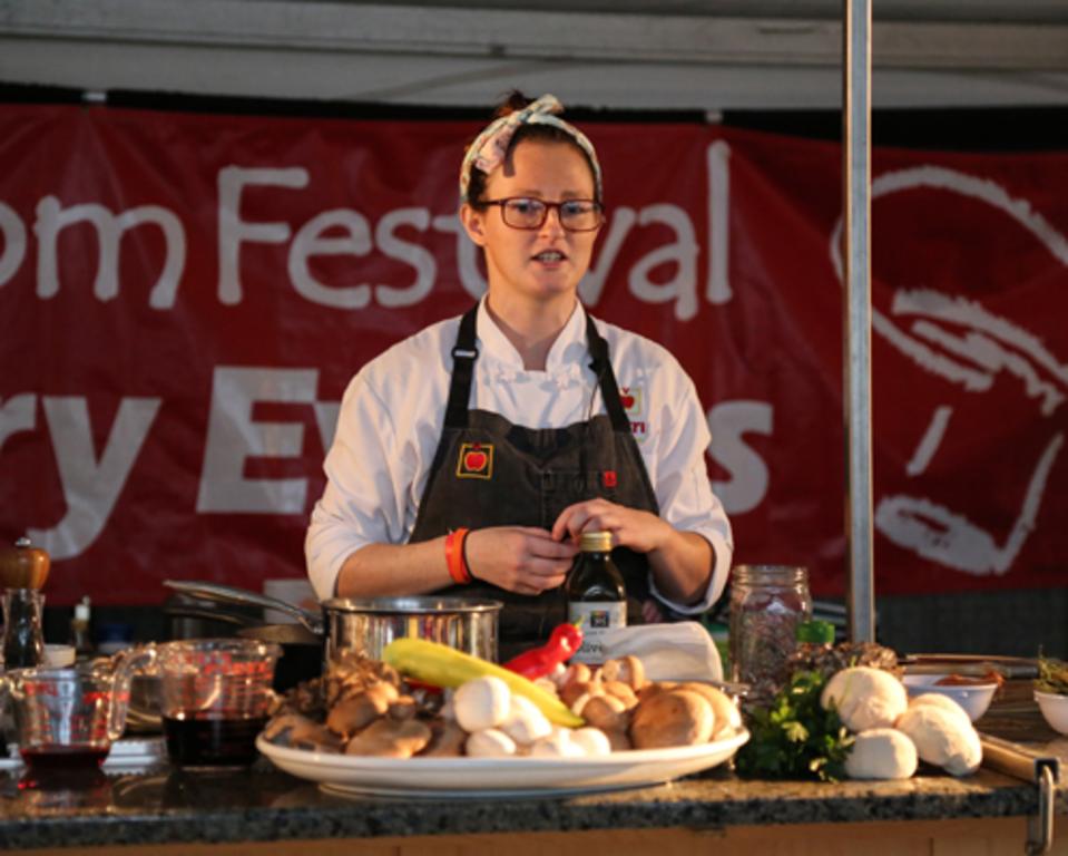 Guest chefs share tips and recipes in the Culinary Tent