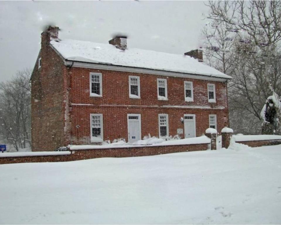 House in snow