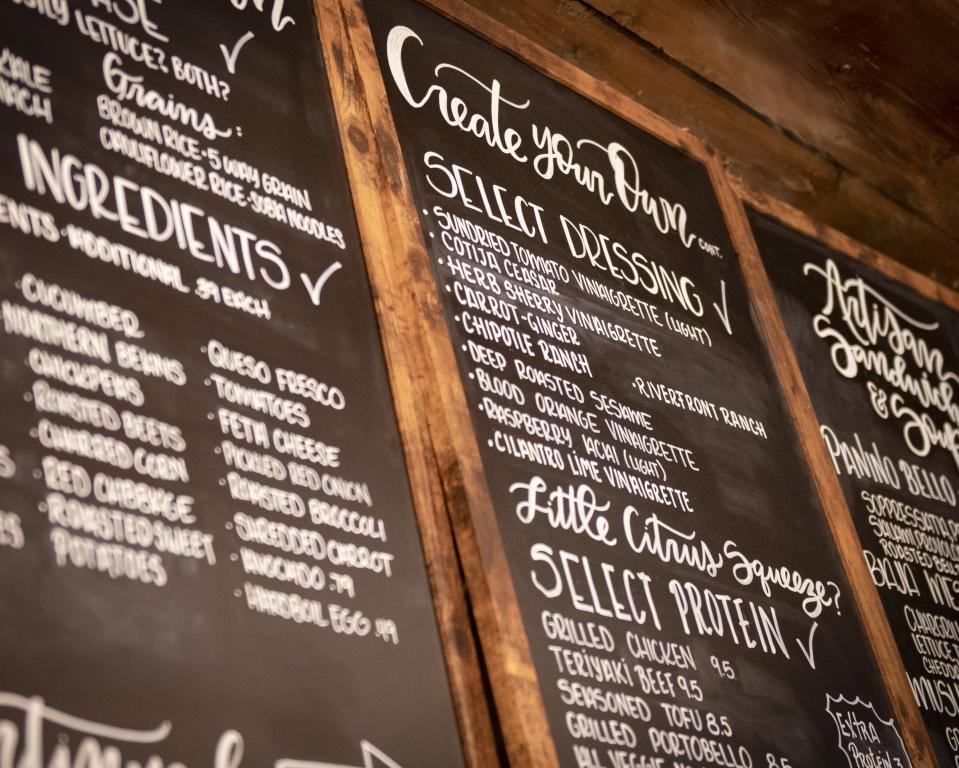 Savanna Menu