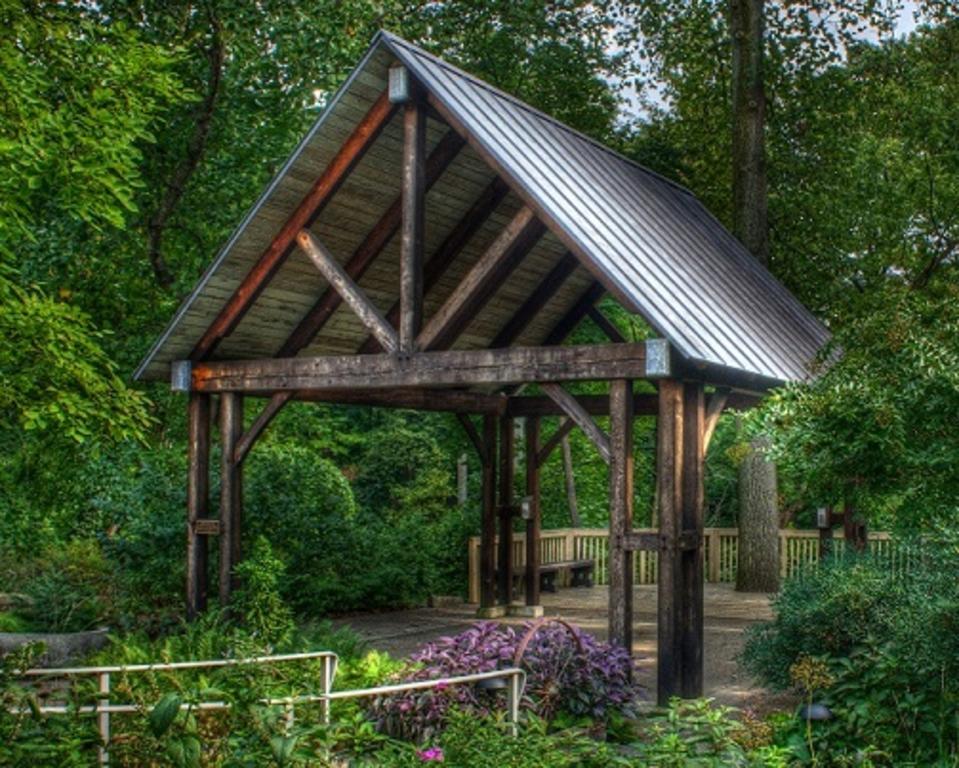 Pavilion in back garden