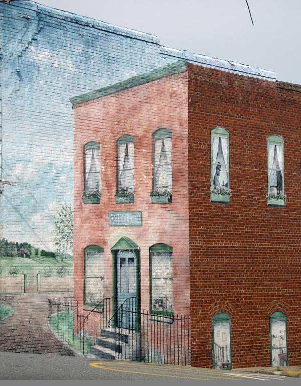 Historic Guests Rutherfordton Mural
