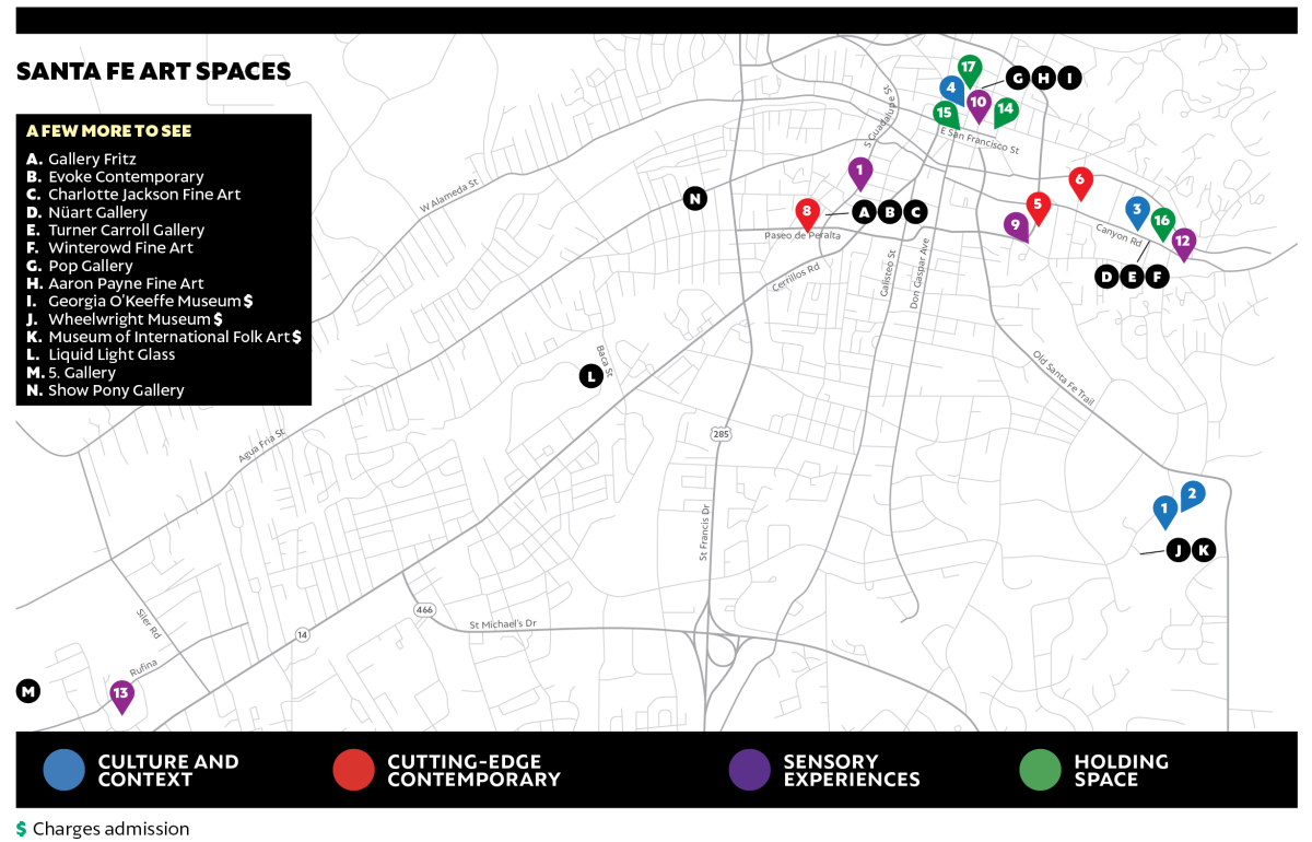 Santa Fe Art Map