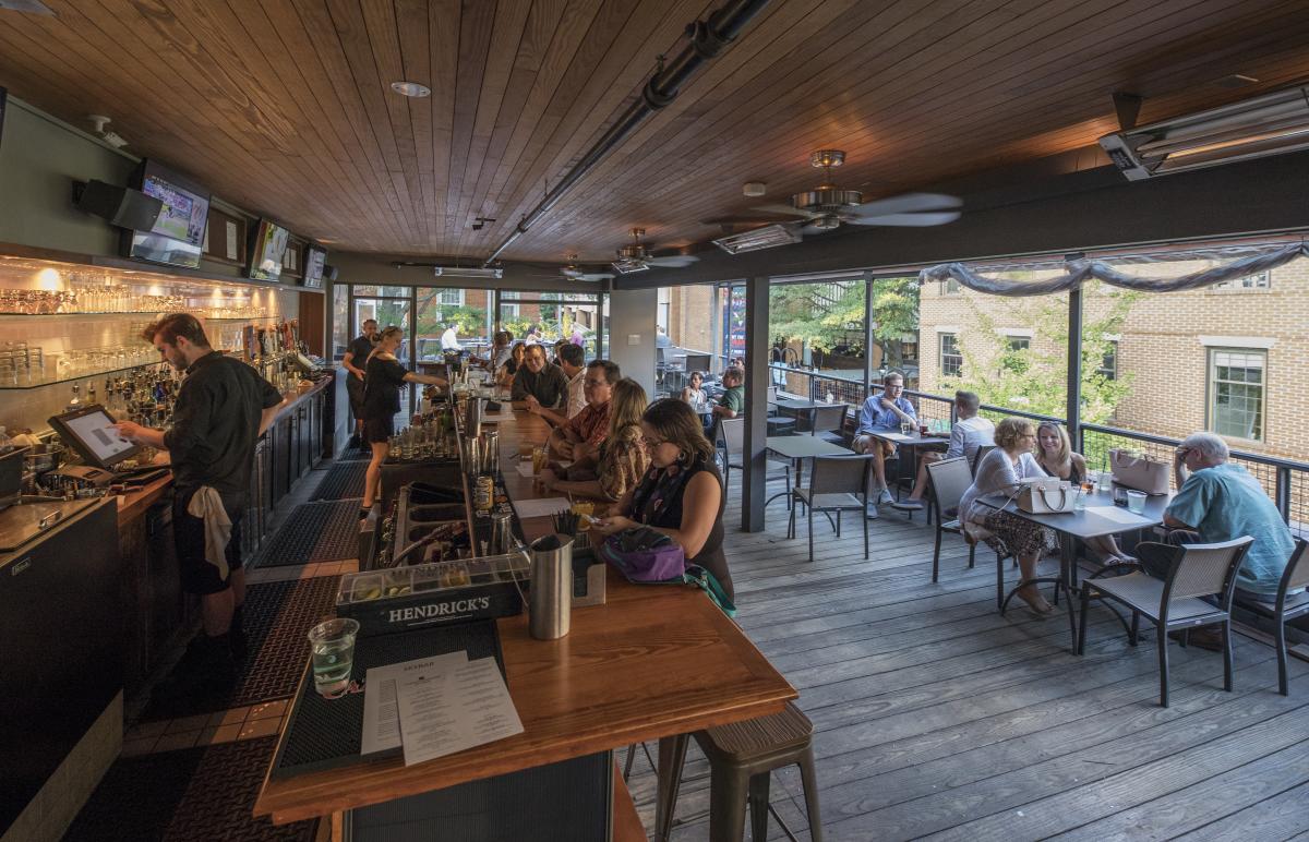 Patio Dining on the Downtown Mall