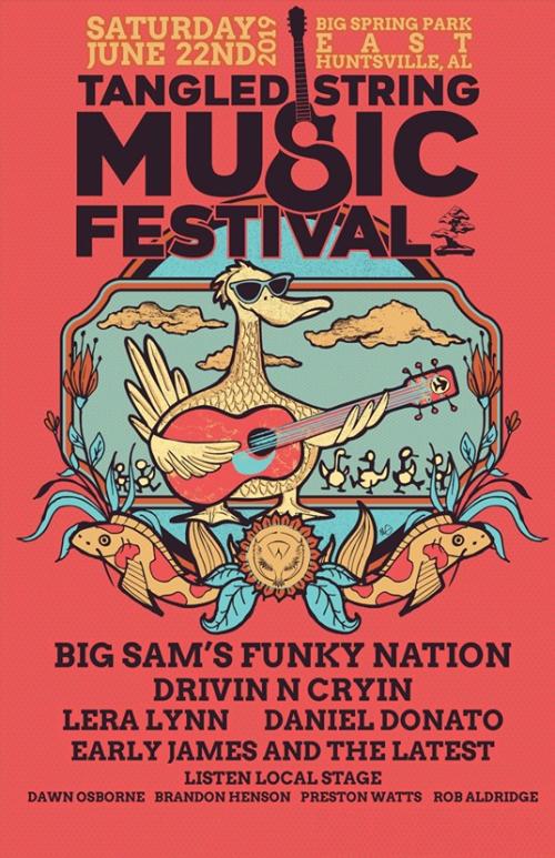 tangled music festival 2019 graphic