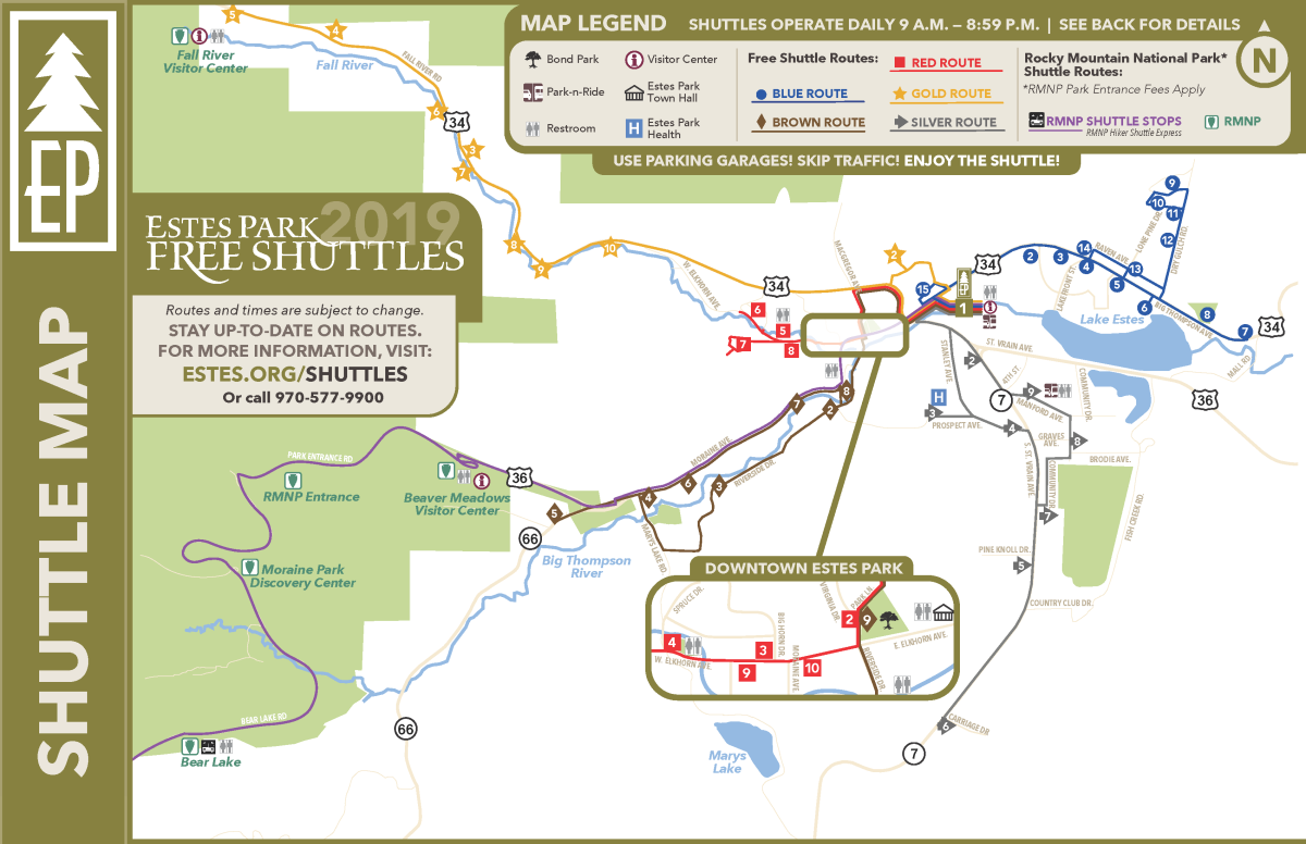Estes Park Parking and Shuttle Guide