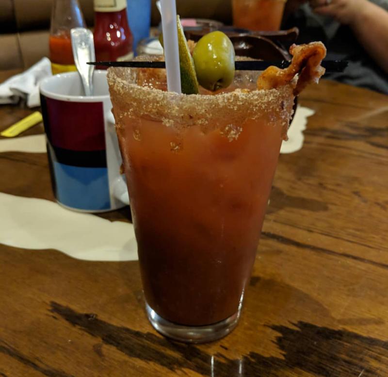 Bloody Mary from Hair of the Dog Eatery in VA Beach