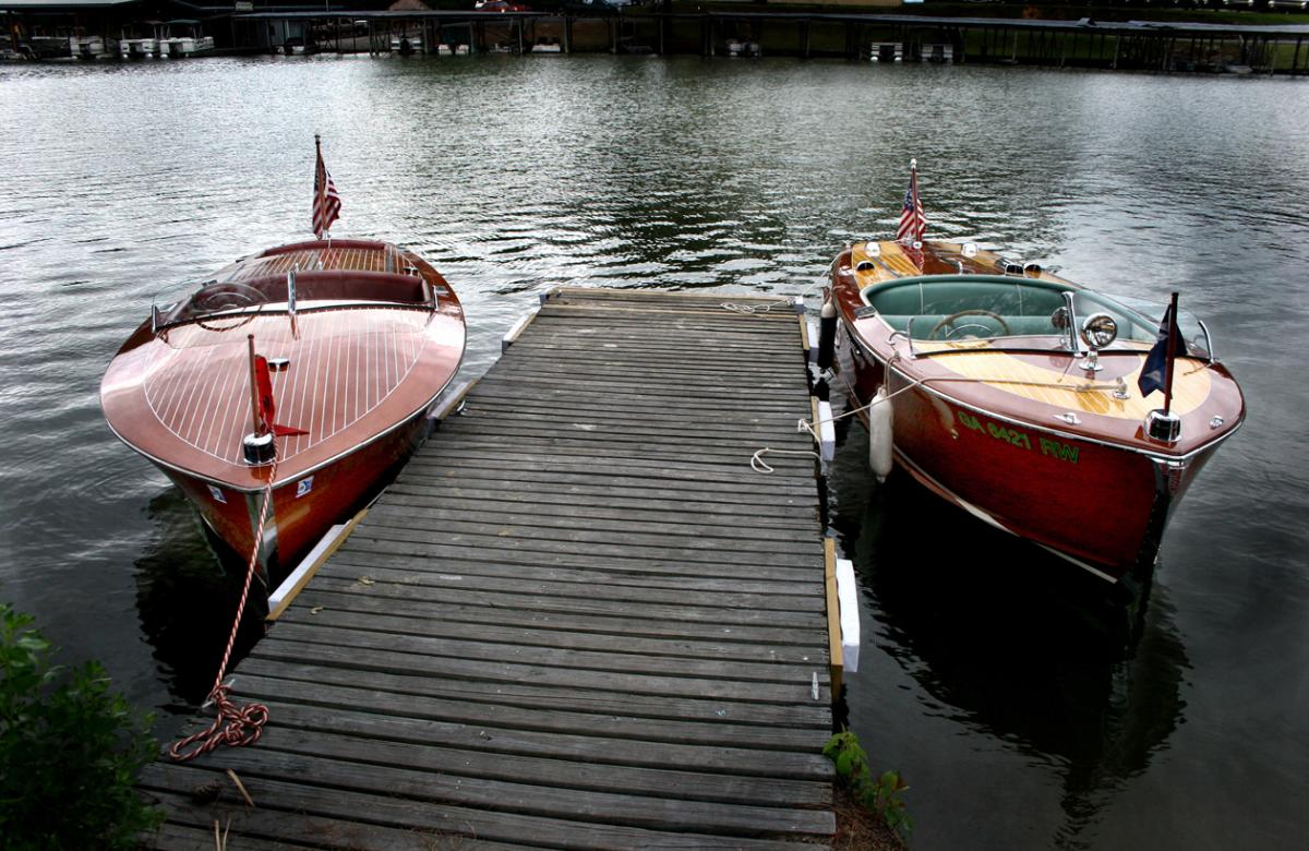 Boats on Lake Tobesofkee