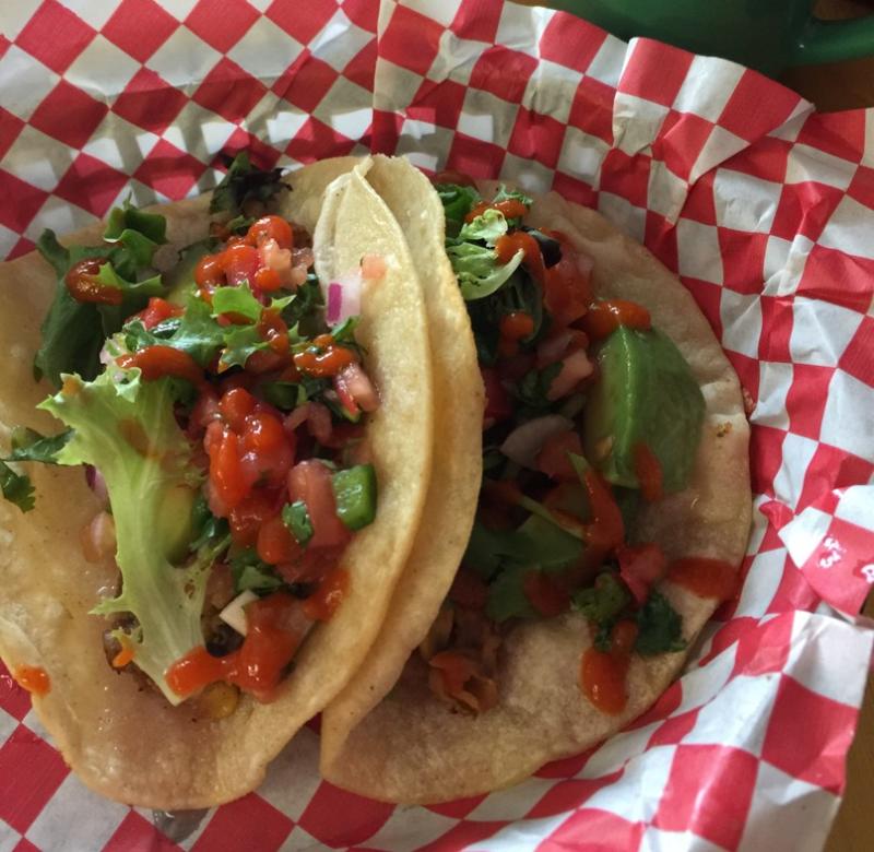 vegan tacos Good Truckin Diner