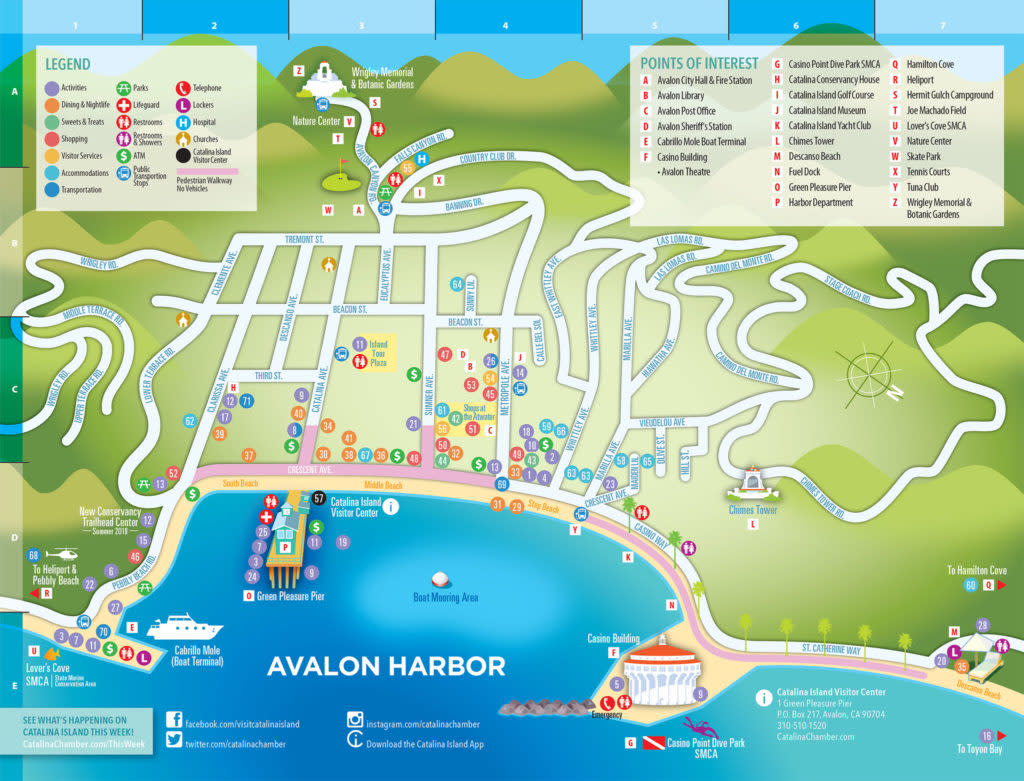 Avalon California Map - Catalina Pocket Map AvalonMap 1024x781 8a42bd82 4843 418b A803 A274a25fc55a