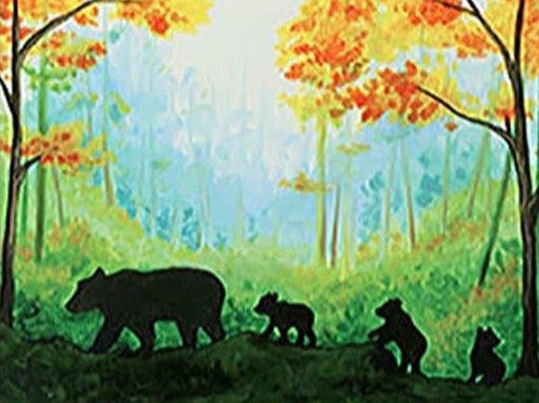 Paint Your Own Masterpiece With Bears And Brunch
