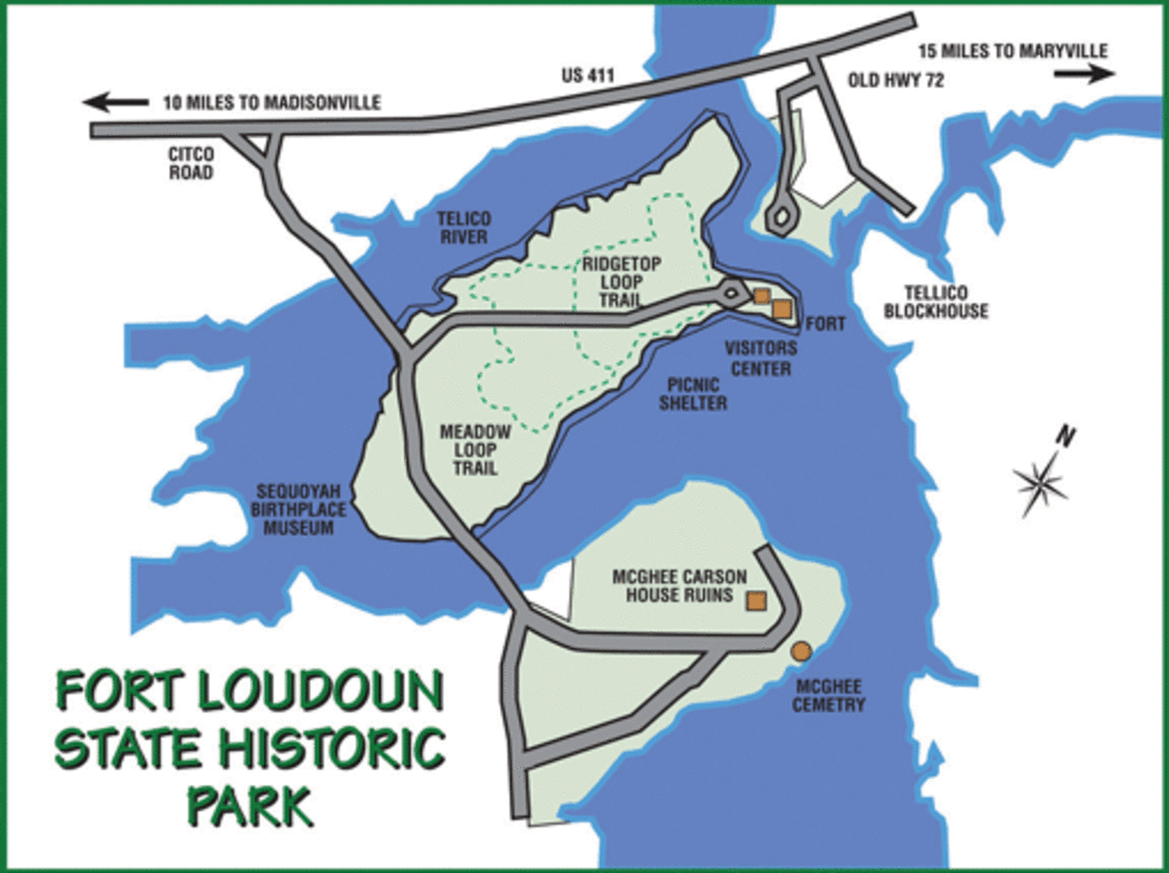 Fort Loudoun Lake Map