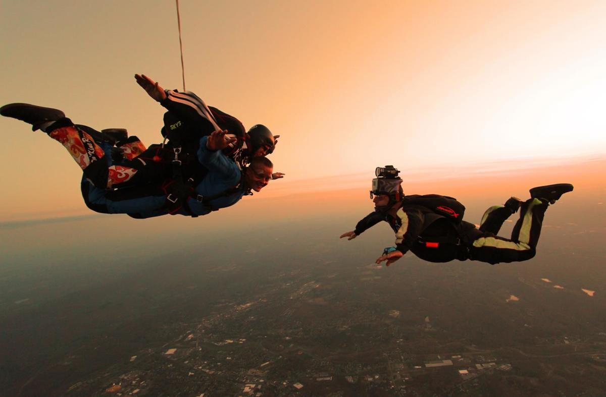 Skydiving in the Pocono Mountains