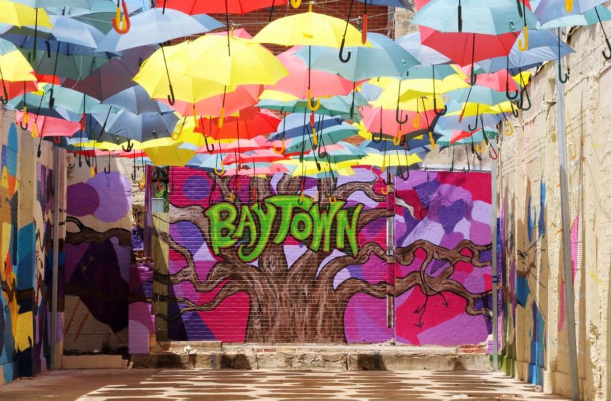Umbrella Alley in Baytown