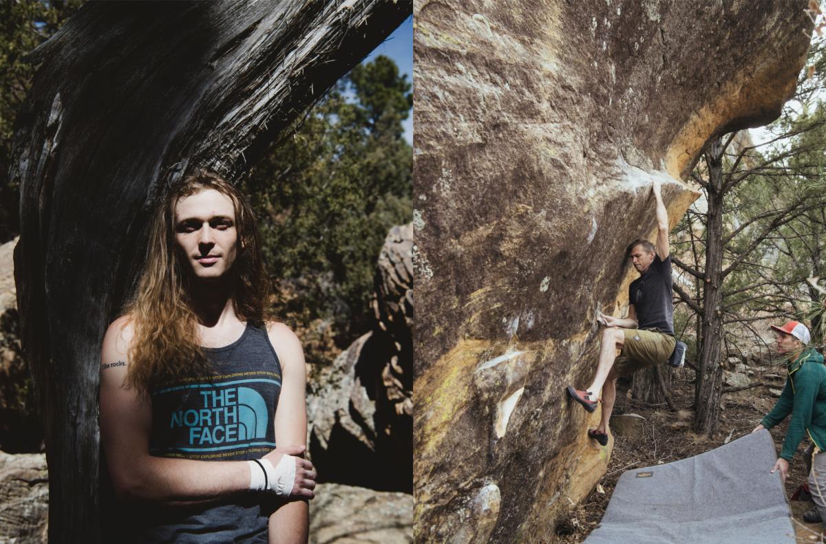 Climbers Matthew Stephens; Tom Ellis and William Penner, New Mexico Magazine