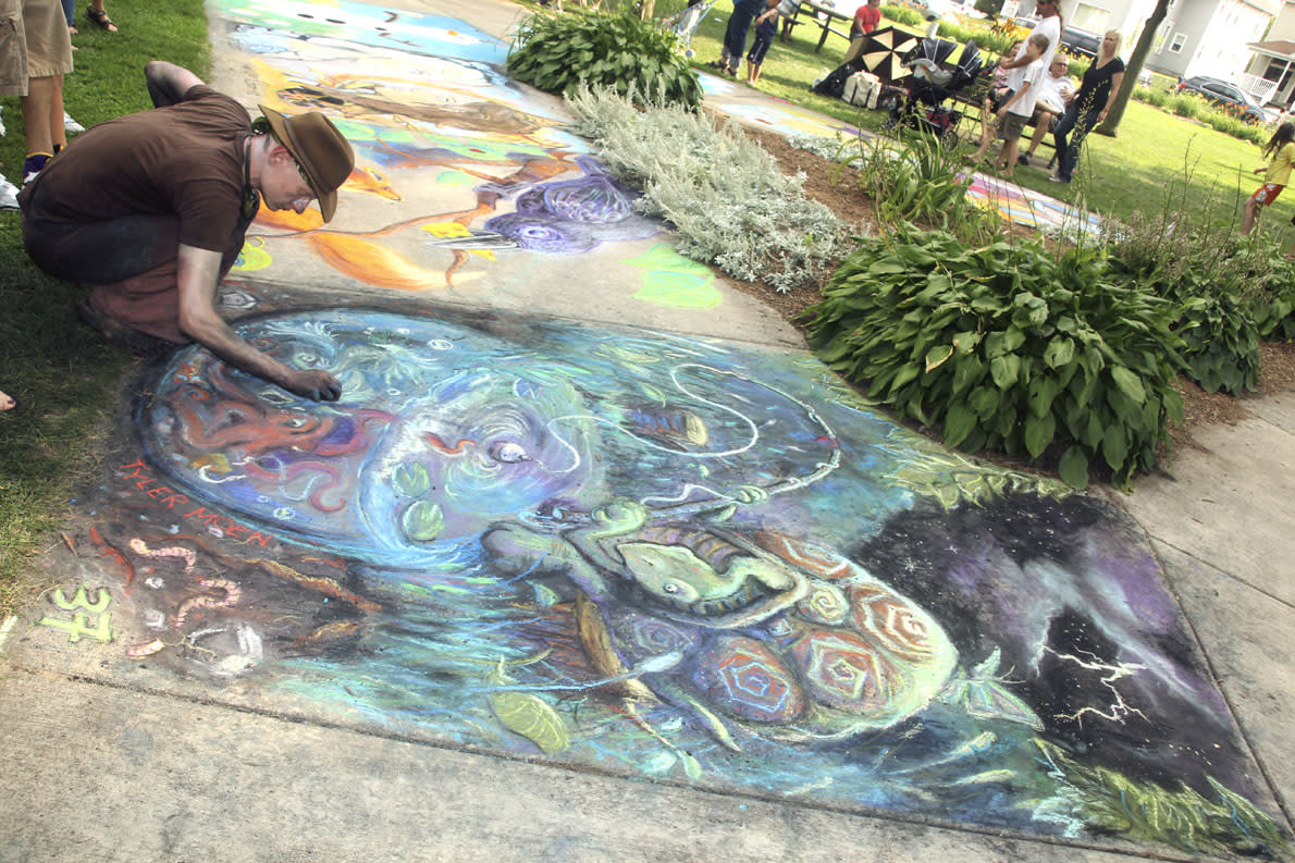 Chalkfest 2014 At Wilson Park - Photo by: Andrea Paulseth of V1