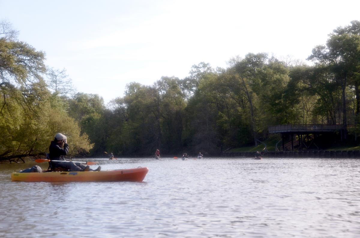 Bayou Vermilion Excursion: Paddlers on the Vermilion