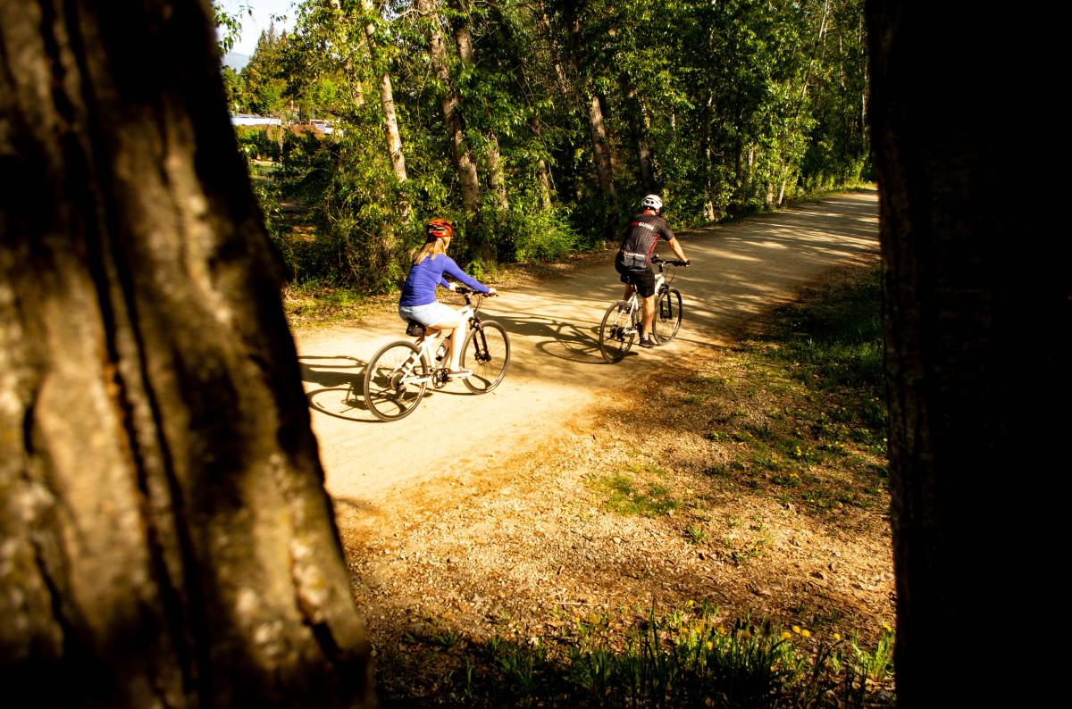 Biking Mission Creek Greenway