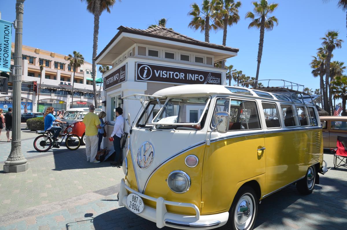 VW Bus Show in Huntington Beach