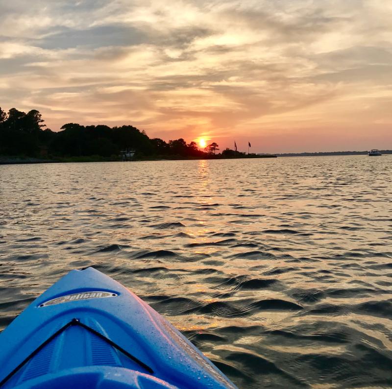 Kayak In The Narrows, First Landing State Park In Virginia Beach