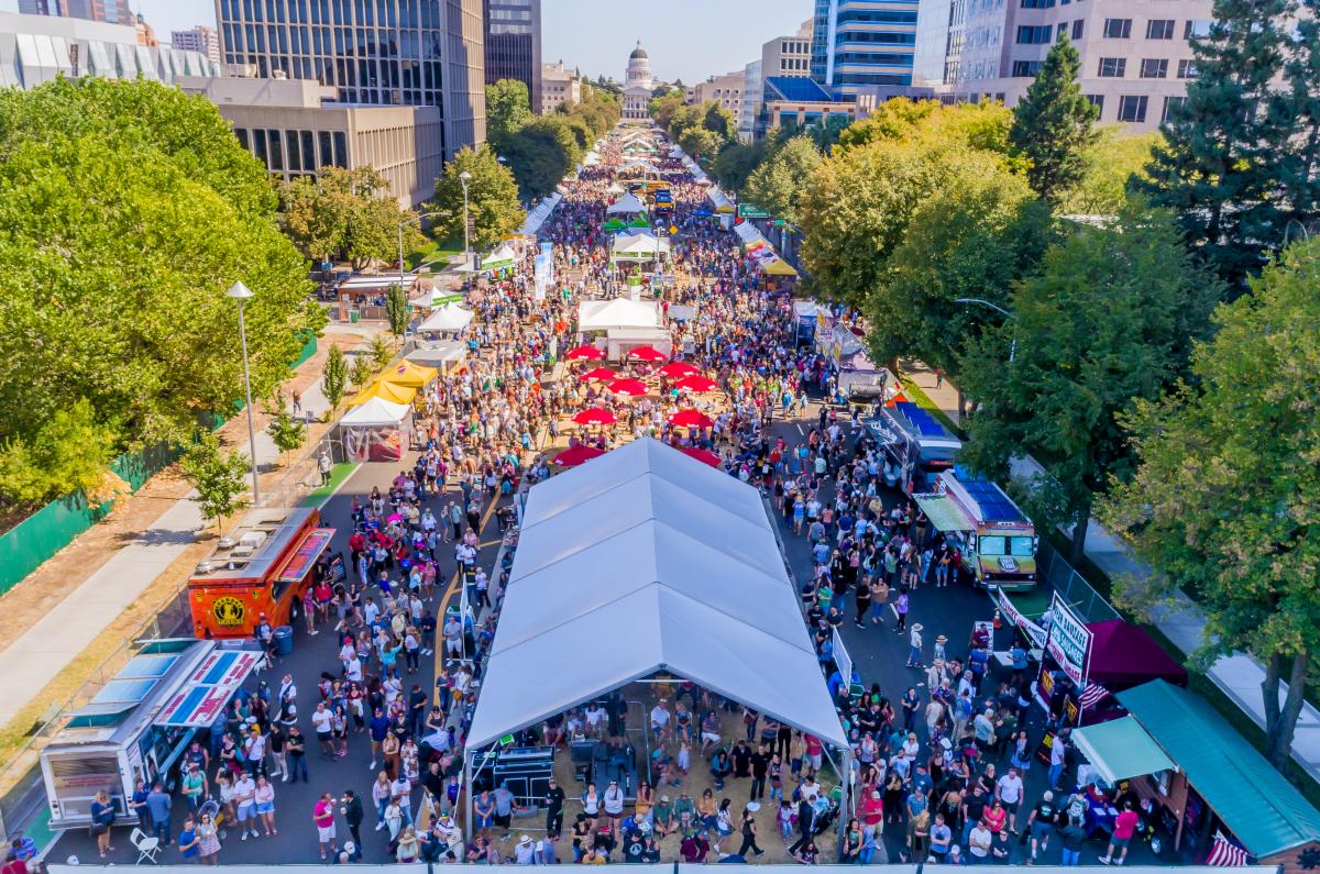 2017 Farm to Fork Festival Drone Shot