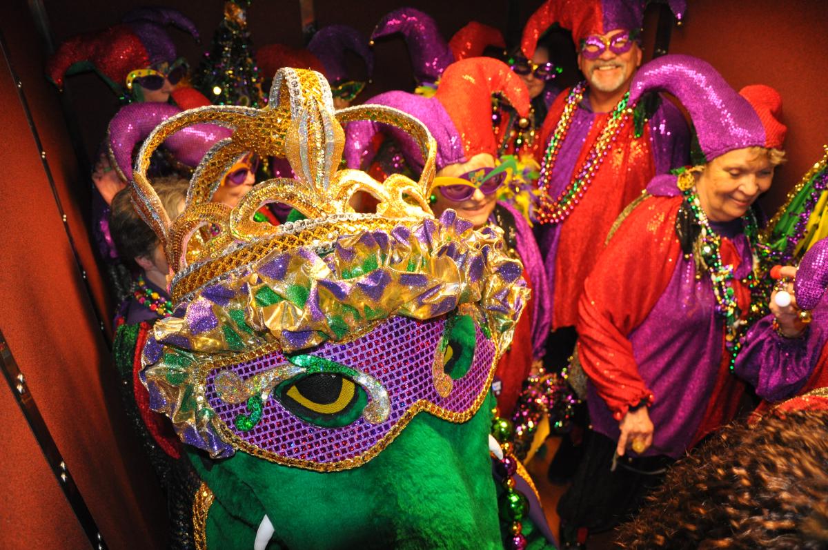 Mardi Gras Revelers Gumbeaux