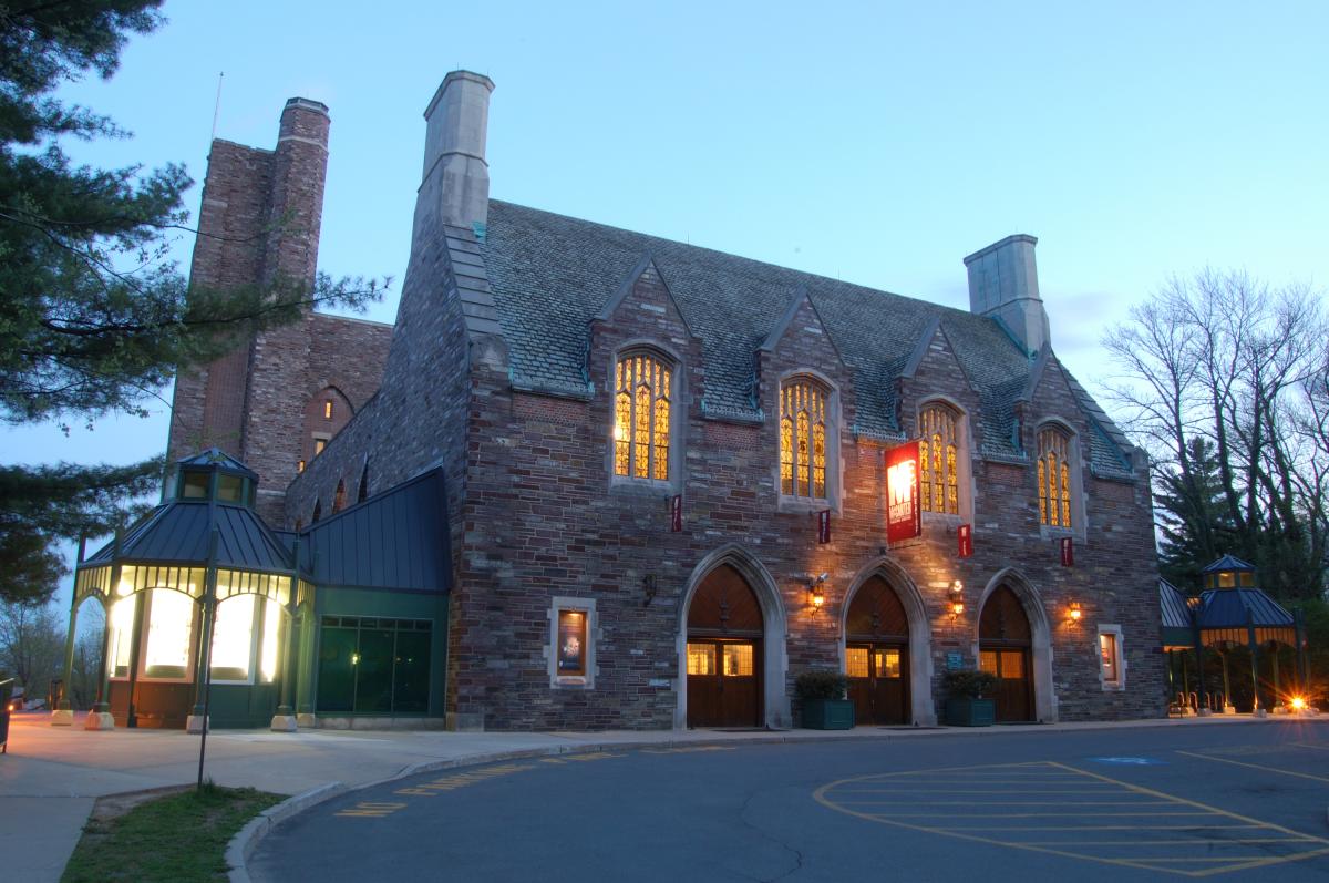 Exterior photo of the McCarter Theater Centre