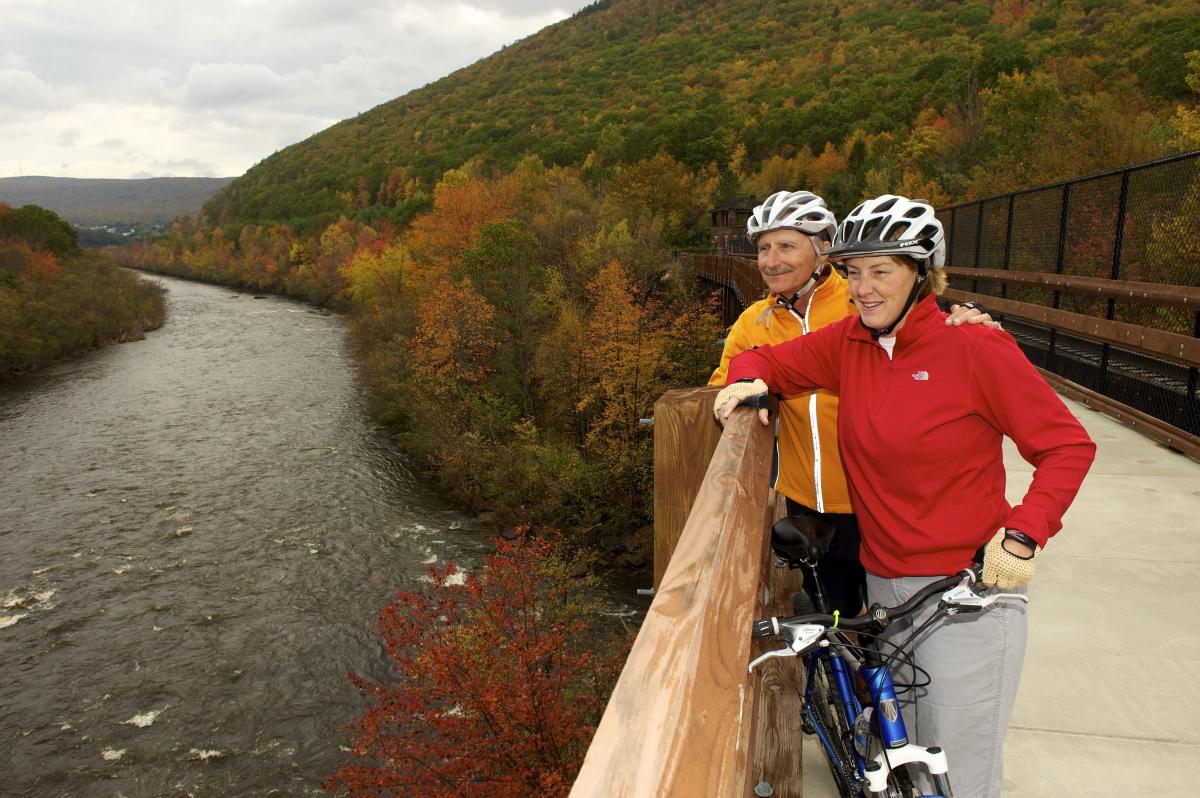 Fall Biking in the Pocono Mountains