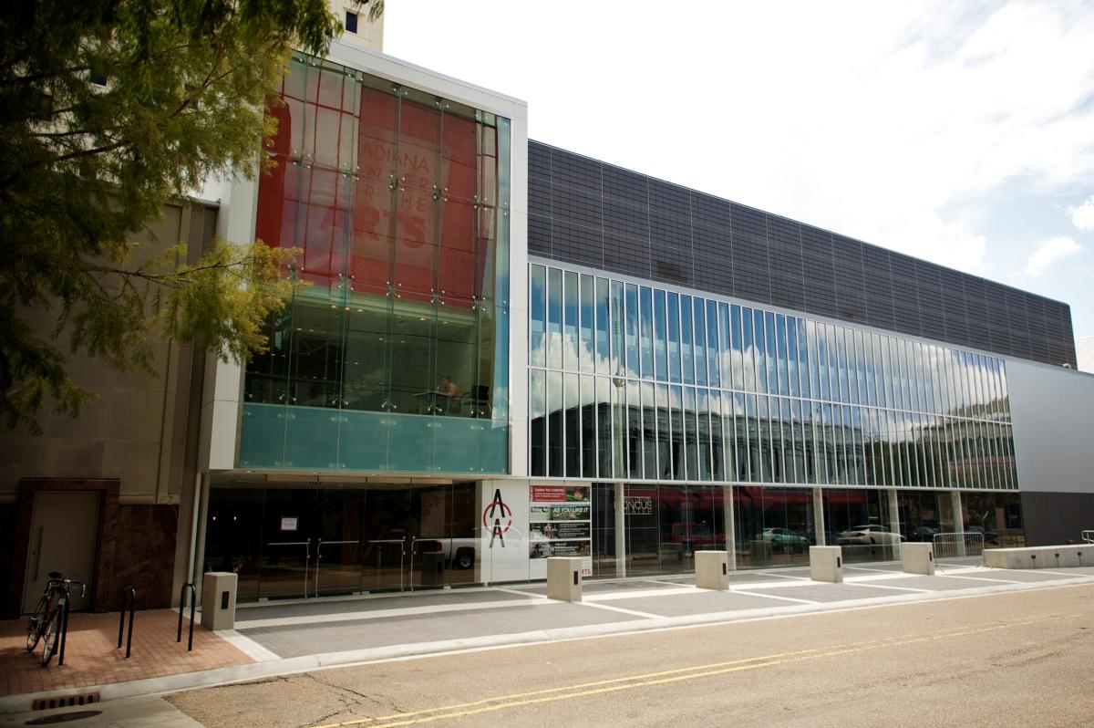 Exterior view of the Acadiana Center for the Arts.