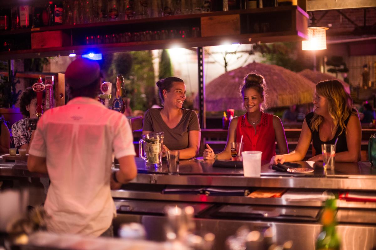 The South Slope District offers great nightlife in Asheville