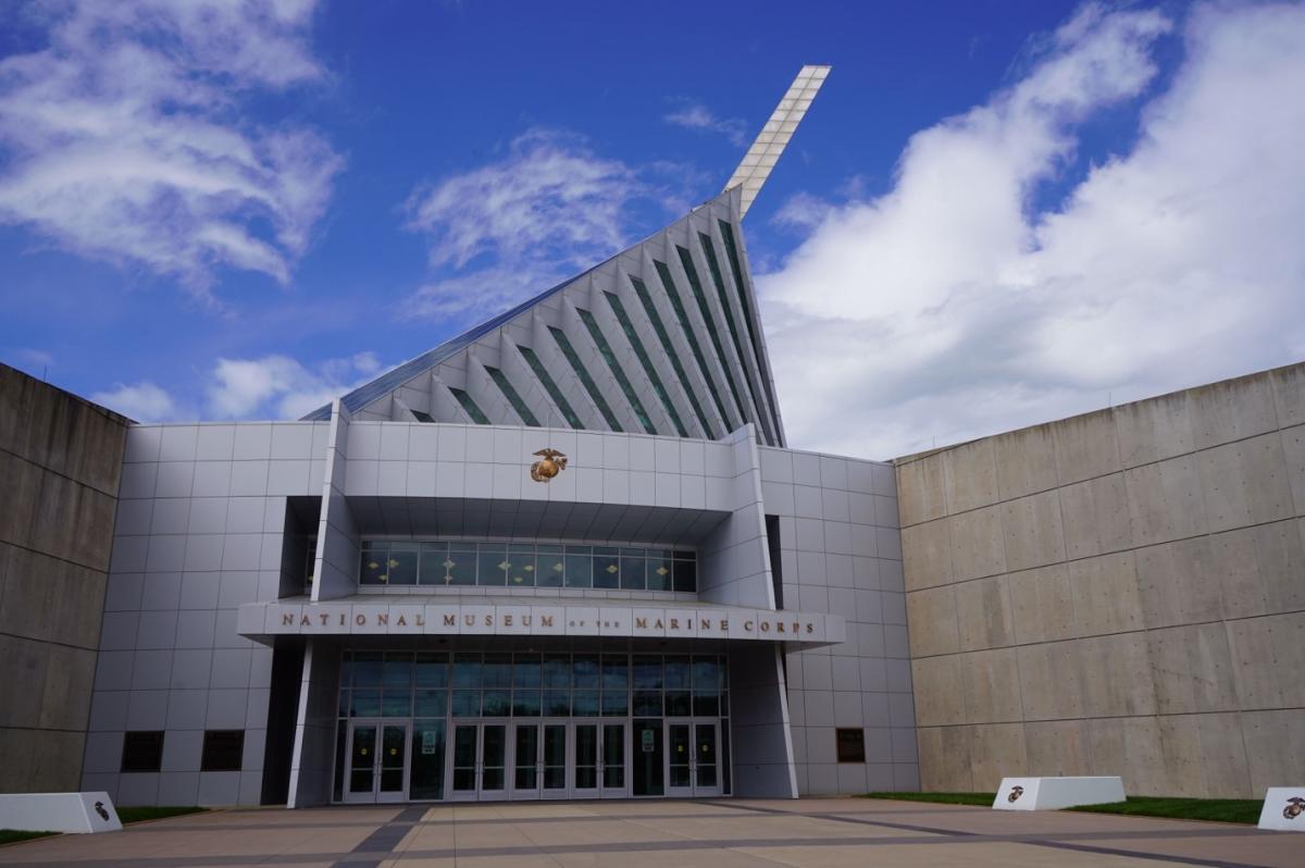 National Museum of the Marine Corps Front View of Building