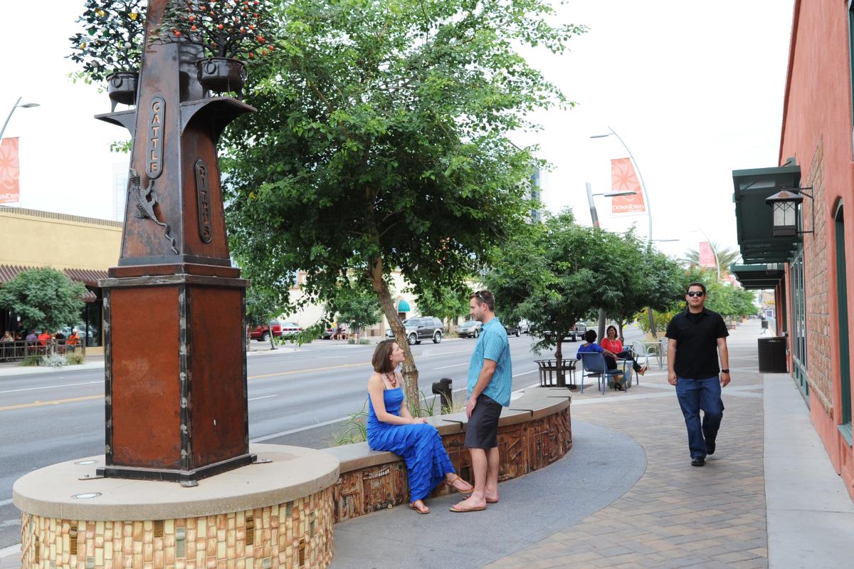 Downtown Chandler Tree-lined Walkways