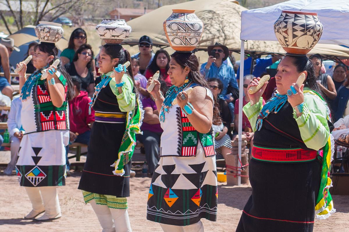 Zuni dancers