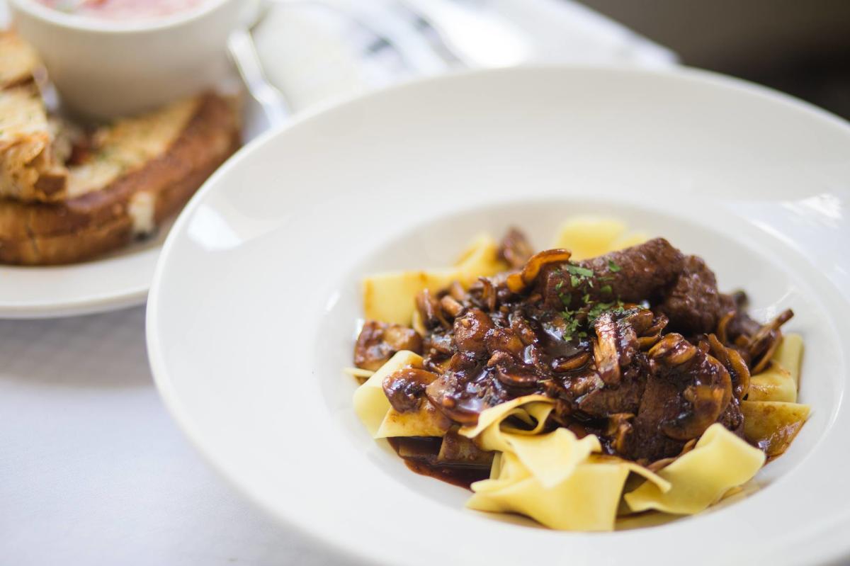 Italian pasta dish at Marcello's Wine Market & Cafe.