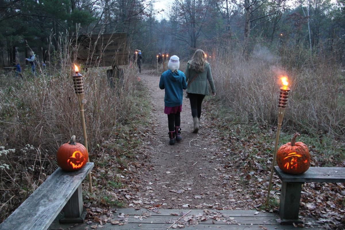 Fall Candlelight Hike at Schmeeckle