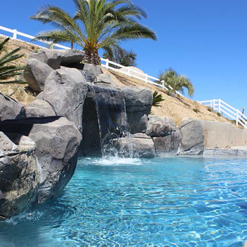 Waterfall - Mediterranean Estate