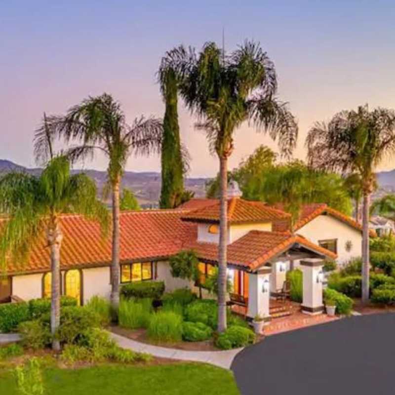 Perfect Wine Country Hilltop Hacienda Estate