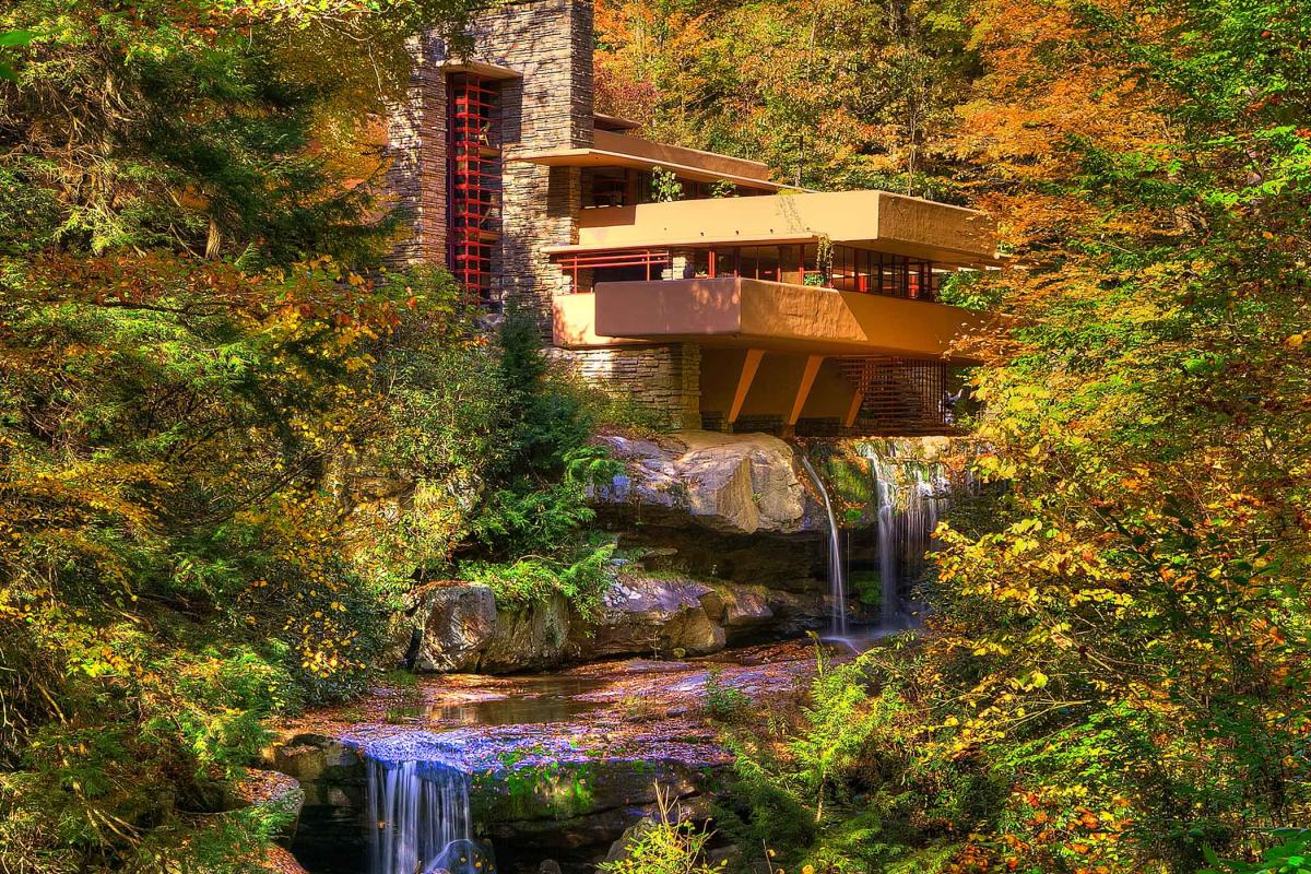 fall fallingwater