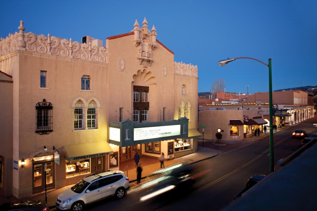 The Lensic Theater in Santa Fe