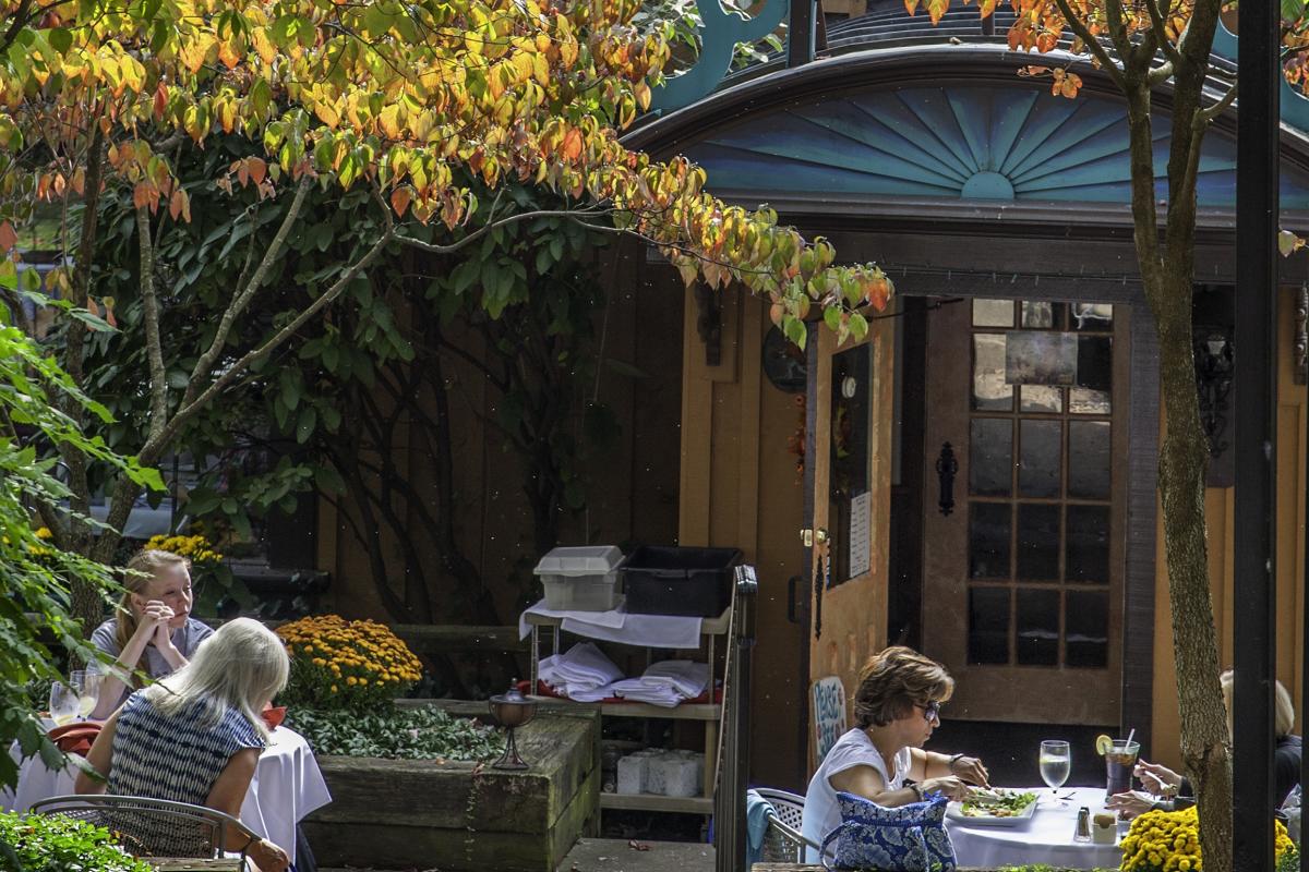 Skippack Village Dining in Fall