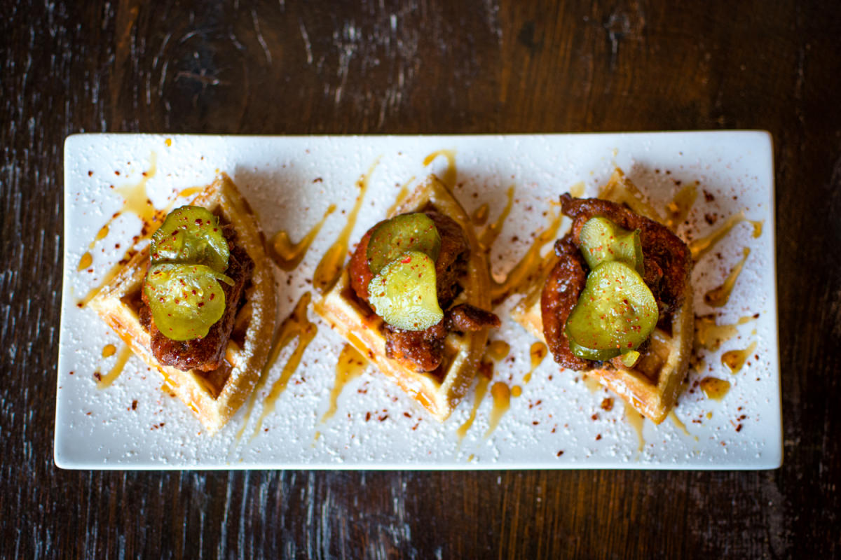 Social's Hot Hot Chicken & Waffles