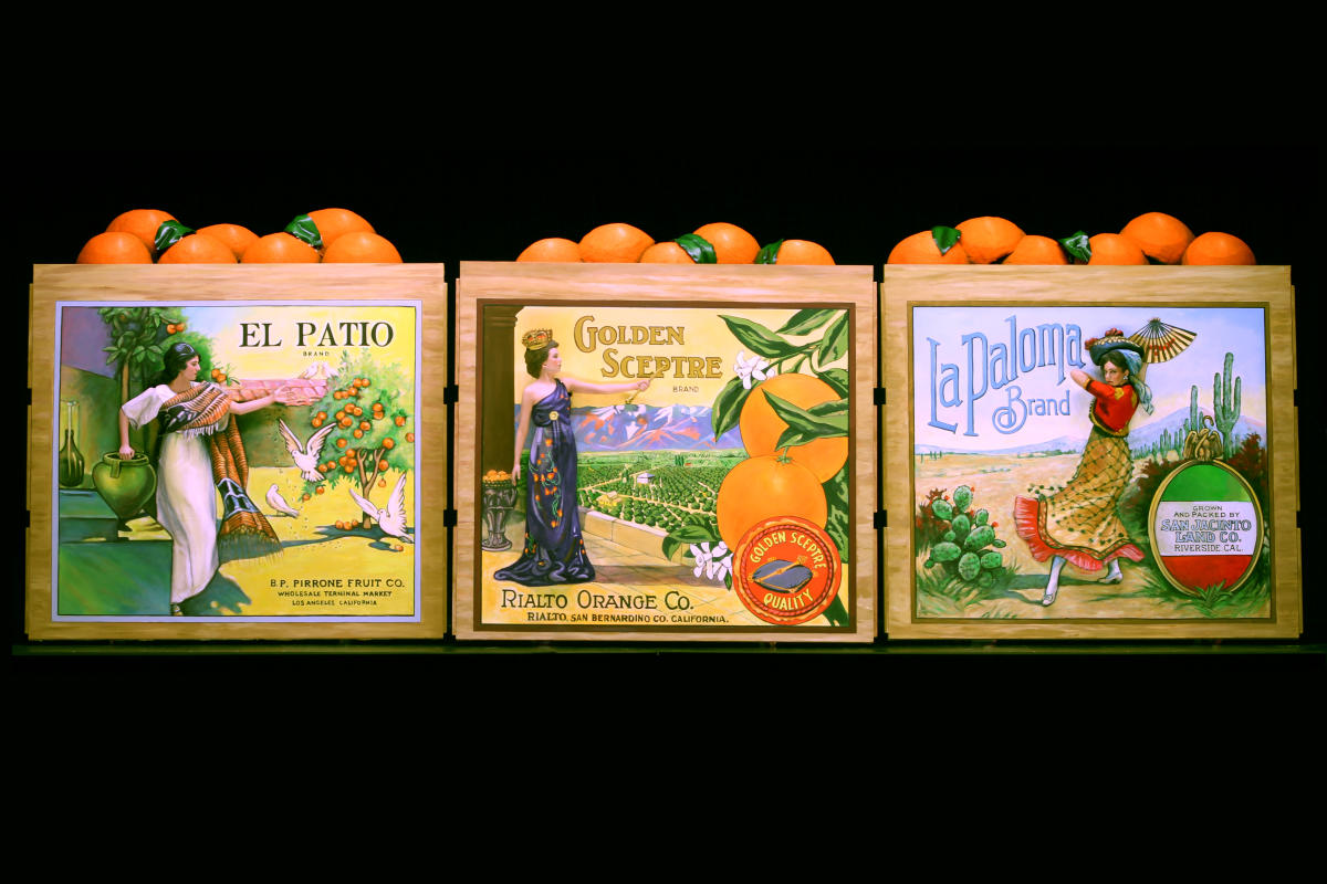Pageant of the Masters Crate Labels
