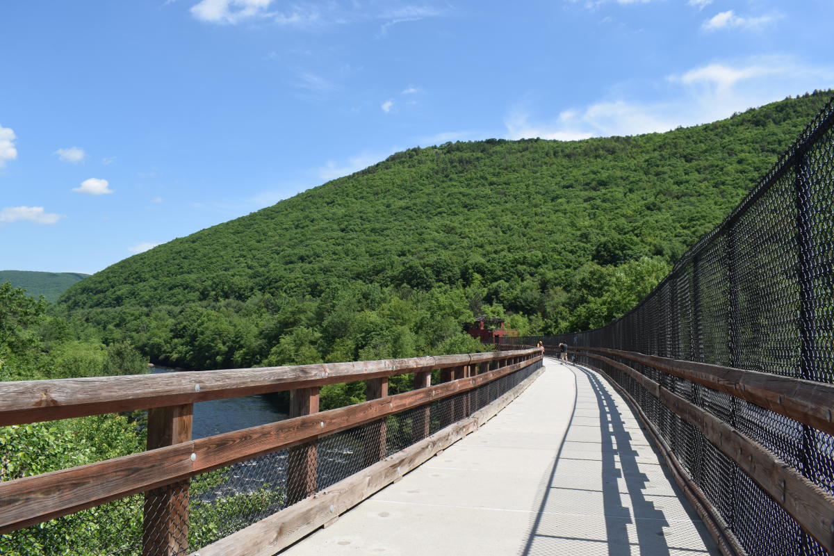 Bike or Hike the Lehigh Gorge Rail Trail