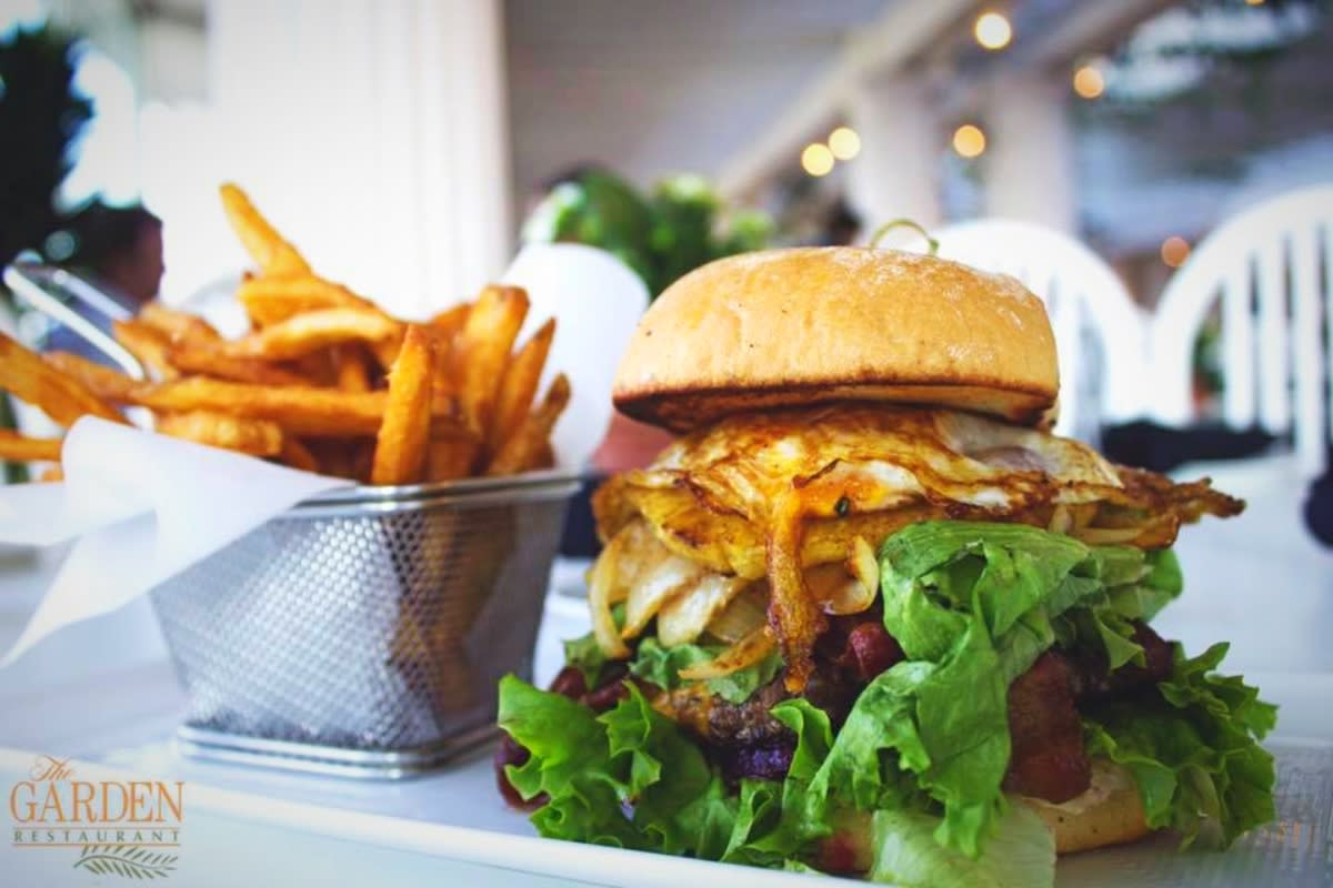 The Garden Restaurant's "Gourmet Burger Tuesday" should not be missed