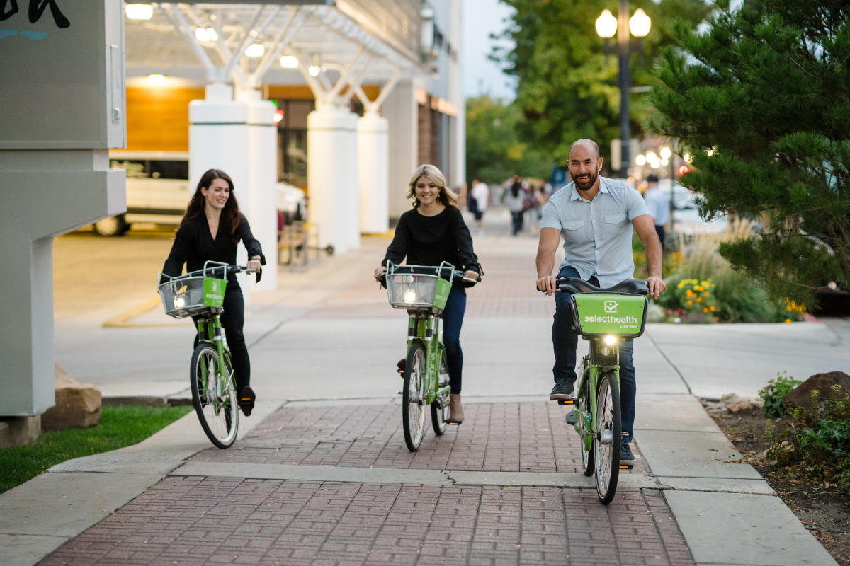 Why walk when you can bike?